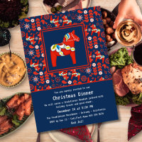 Dala-Pferd Schwedisches Julbord-Weihnachtsessen