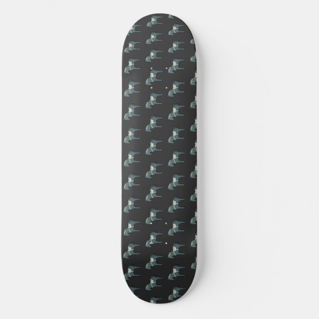 Dala Pferd Skateboard (Vorderseite)