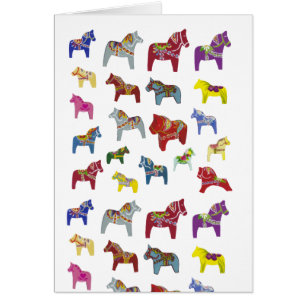 Dala Pferde innen leer