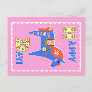 Dala-Pferdepostkarte Postkarte