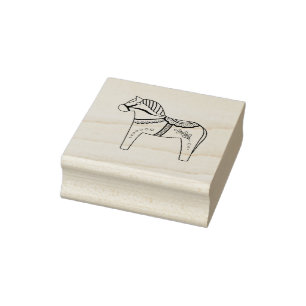 Dala Volkspferd, Kontur Gummistempel