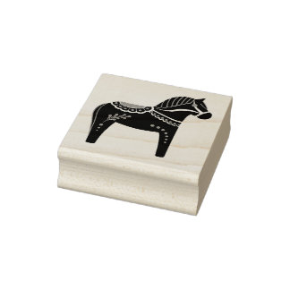 Dala Volkspferd, Silhouette Gummistempel