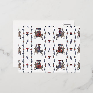 Dala W - Foil Postcards Folien Feiertagspostkarte