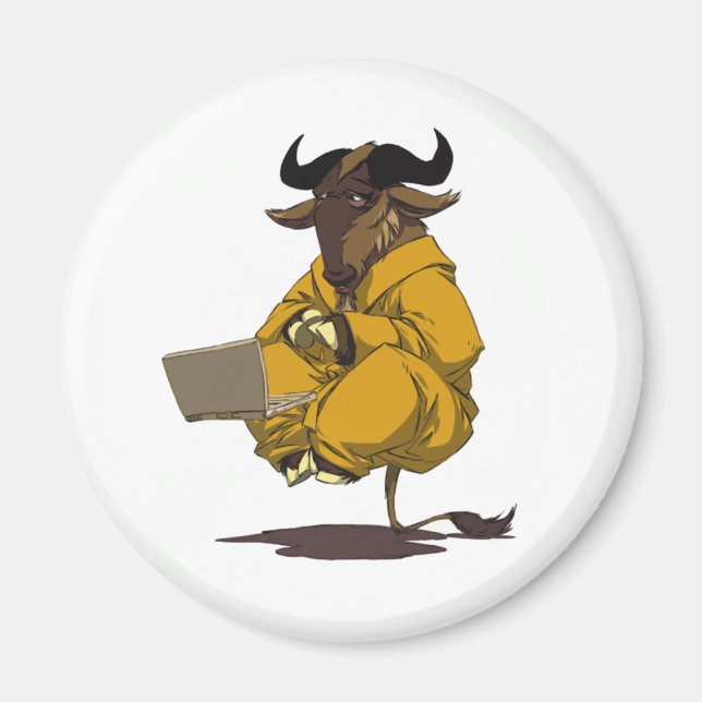 Dalai Gnu Magnet (Vorne)