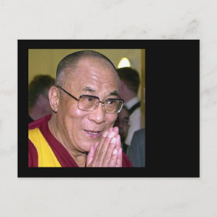 Dalai Lama betet für Weltfrieden Postkarte