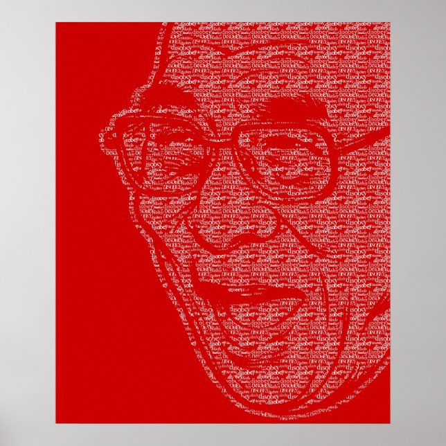Dalai Lama Disobey lächelndes Poster (Vorne)