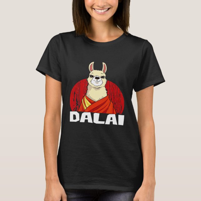 Dalai Lama Llama T-Shirt (Vorderseite)
