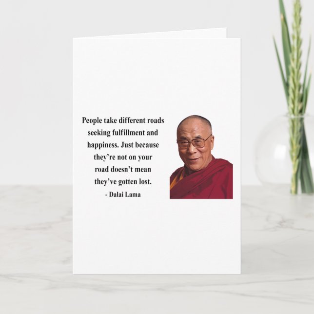 dalai lama quote 1b karte (Vorderseite)