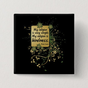 Dalai Lama-Religions-Zitat Button