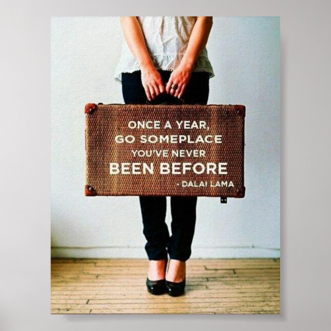 Dalai Lama Travel Poster (Vorne)