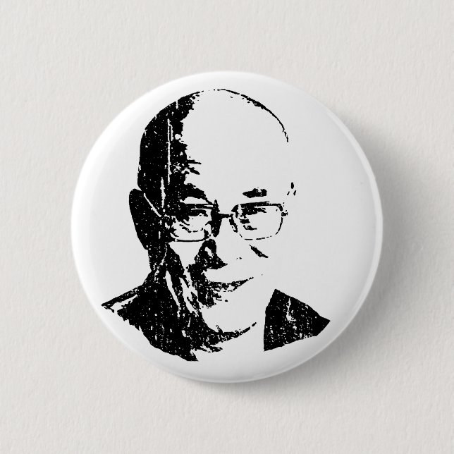 Dalai- LamaT - Shirt Button (Vorderseite)