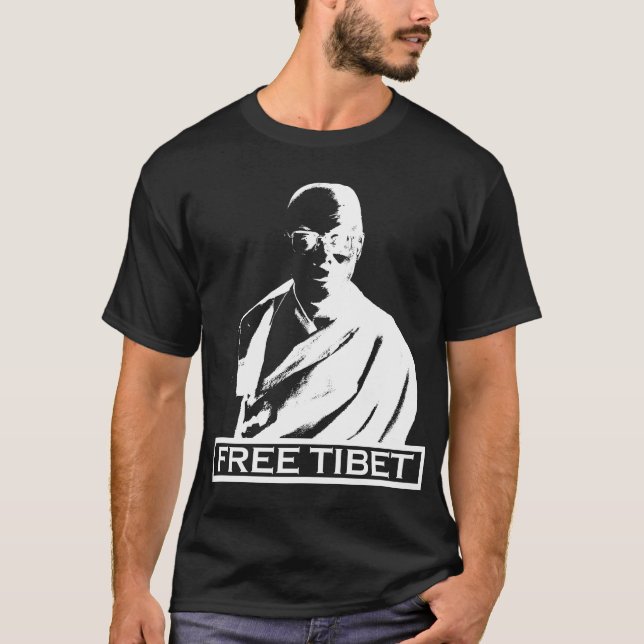 Dalai- Lamaweiß T-Shirt (Vorderseite)