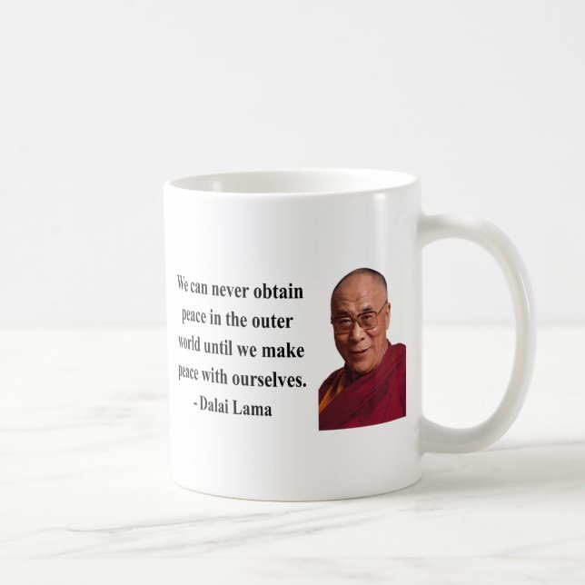 Dalai- Lamazitat 10b Tasse (Rechts)