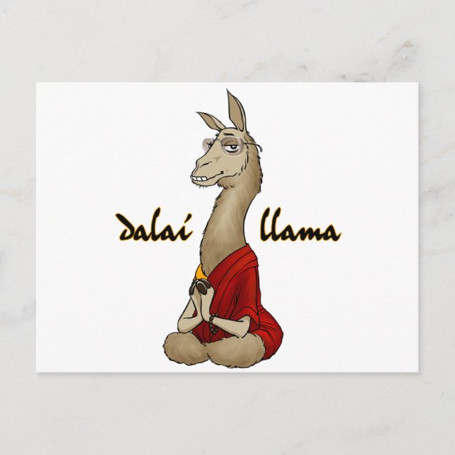 Dalai Llama Postkarte (Vorderseite)