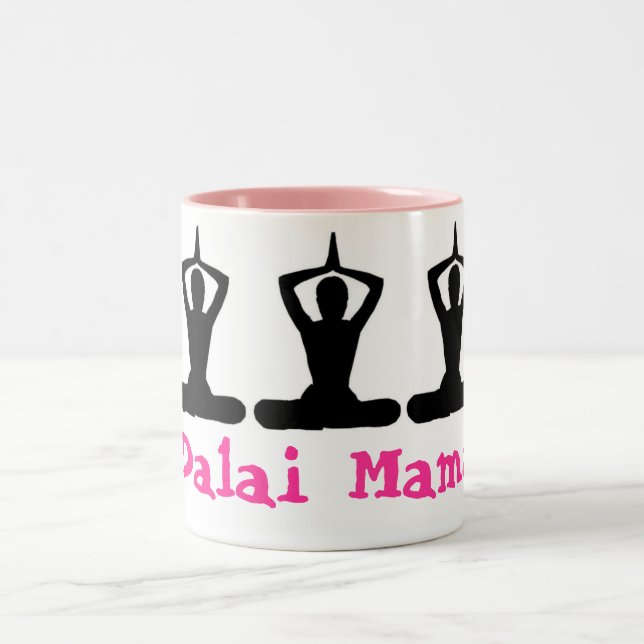 Dalai Mutter Mug Zweifarbige Tasse (Mittel)