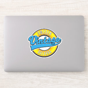 Dalarna Schweden Vintag Aufkleber