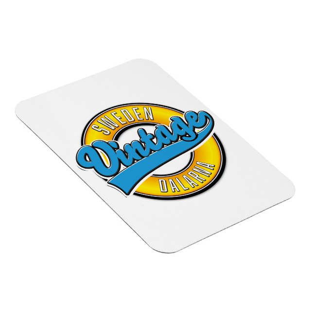 Dalarna Schweden Vintag Magnet (Rechte Seite)