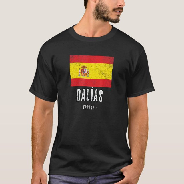 Dalas Spain Flag City - Bandera Ropa - T-Shirt (Vorderseite)