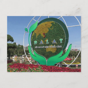 Dalat,Eine schöne Stadt in Vietnam, Asien. Postkarte