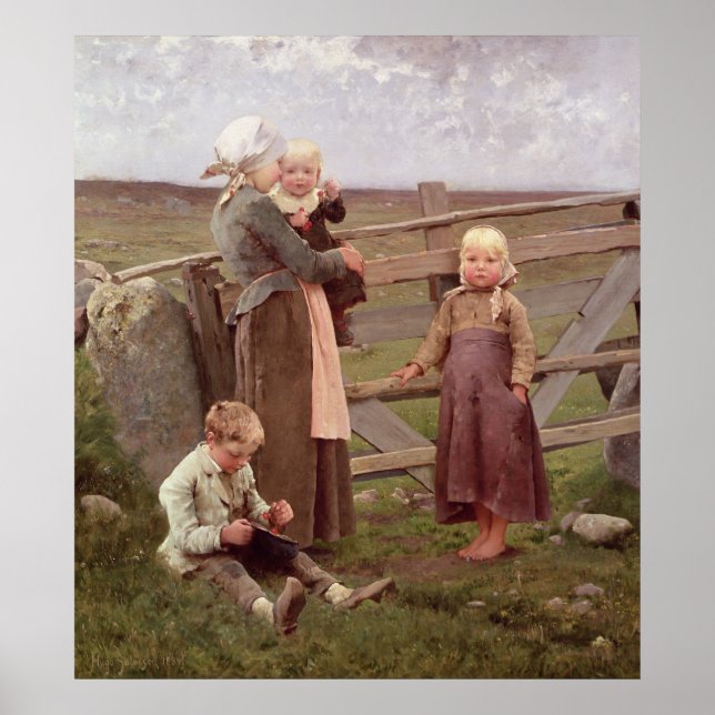 Dalby Gate, Skane, 1884 Poster (Vorne)