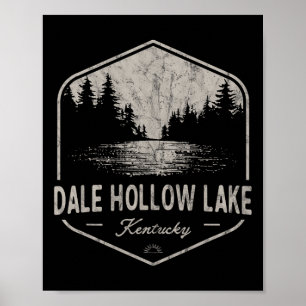 Dale Hollow Lake Kentucky Outdoor-Vintage Poster