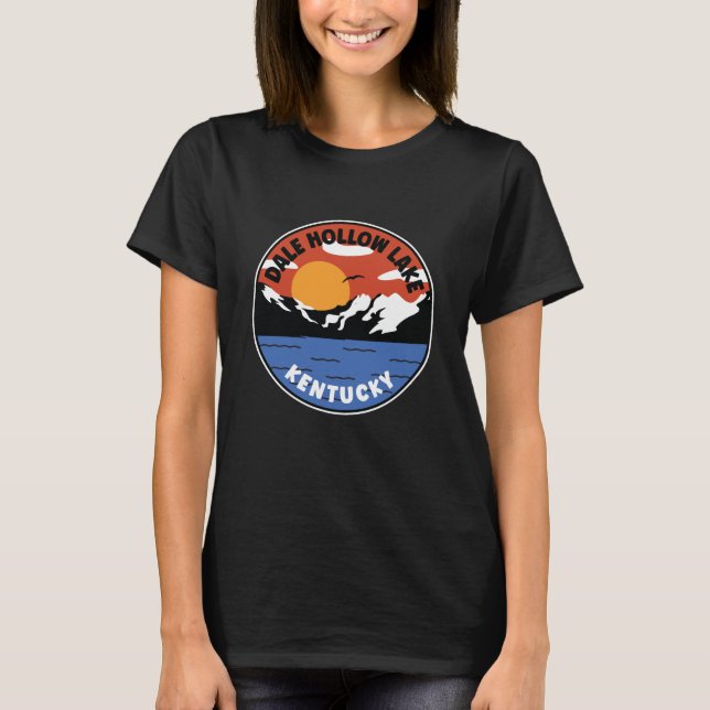 Dale Hollow Lake Kentucky Sunset T-Shirt (Vorderseite)