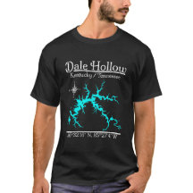Dale Hollow Lake Kentucky Tennessee Seekarte
