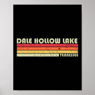 Dale Hollow Lake Tennessee Lustiges Angeln Camping Poster