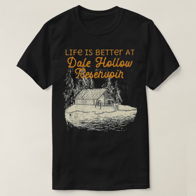 Dale Hollow Reservoir Lake Life T-Shirt (Design vorne)