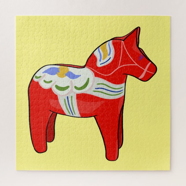 Dalecarlisches Pferd Puzzle (Vertikal)