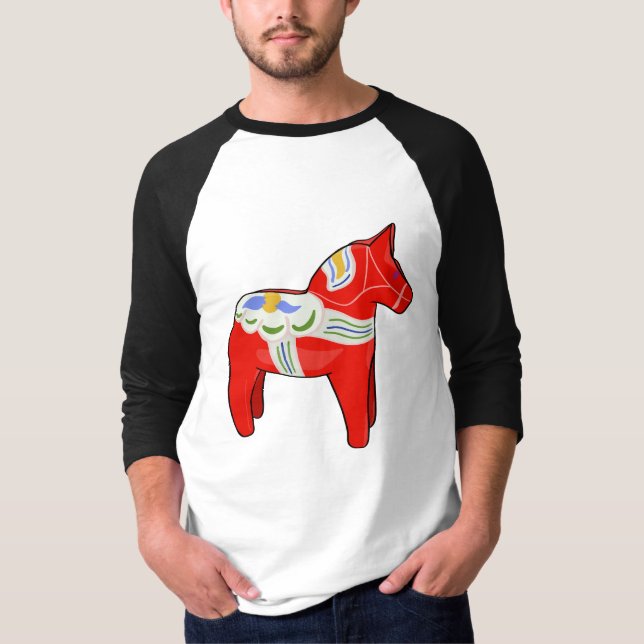Dalecarlisches Pferd T-Shirt (Vorderseite)