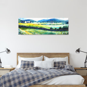 "Dalehaven" weite Landschaft Yorkshire Dales Scene Leinwanddruck