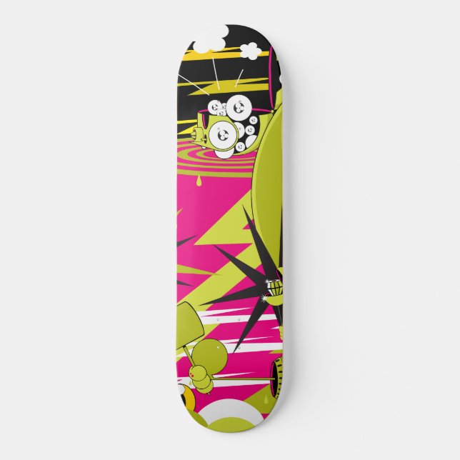 Dalek "Triptych Teil 2" Skateboard (Vorderseite)