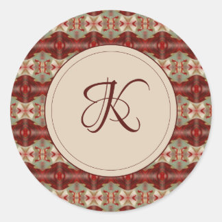 Daley w/Initial Umschlag Aufkleber