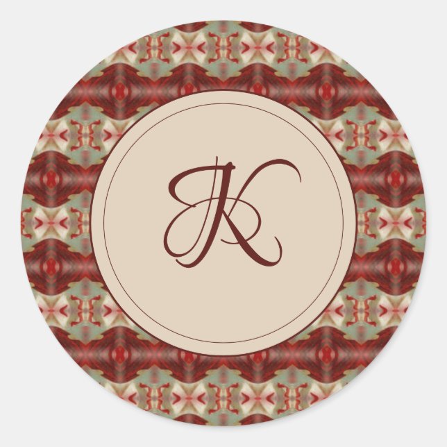 Daley w/Initial Umschlag Aufkleber (Vorderseite)