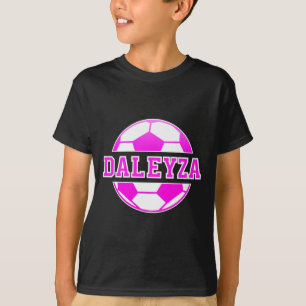 Daleyza Name Mädchen Fußball spielen Fußball Sport T-Shirt