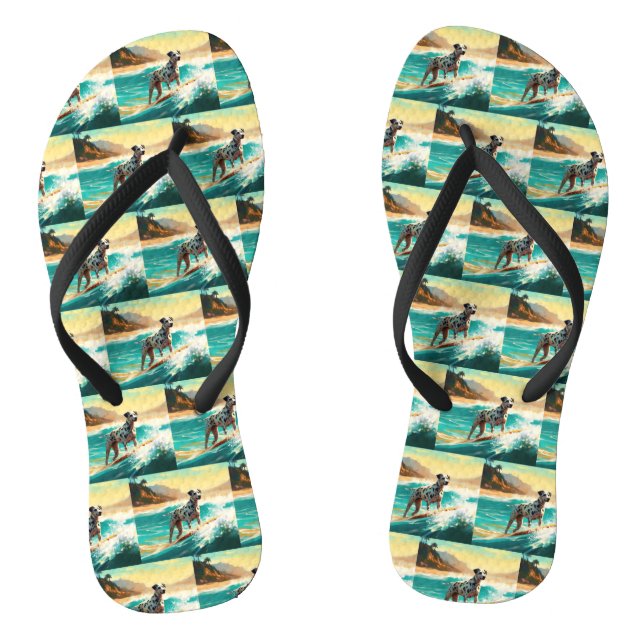 Dalformation Beach Surfgrafieren Flip Flops (Fußbett)