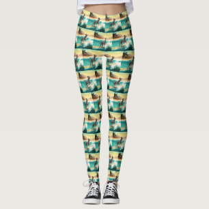 Dalformation Beach Surfgrafieren Leggings