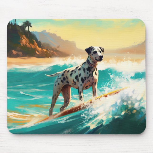 Dalformation Beach Surfgrafieren Mousepad (Vorne)
