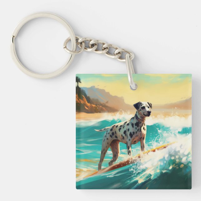 Dalformation Beach Surfgrafieren Schlüsselanhänger (Vorderseite)
