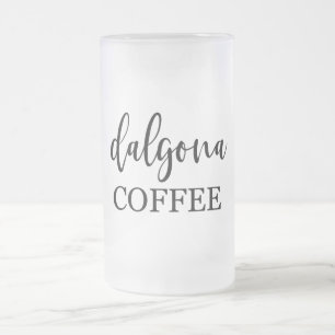 Dalgona TikTok Whipped Coffee Mattglas Bierglas