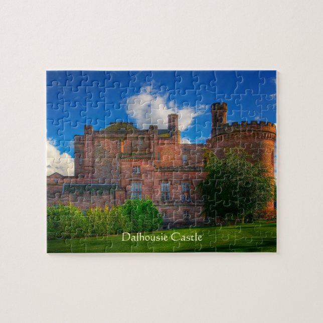 Dalhousie Schloss, Midlothian, Schottland Puzzle (Horizontal)