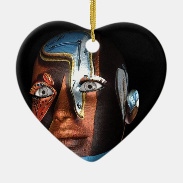 Dali 3d Illustrationen auf Waren Keramikornament (Vorne)