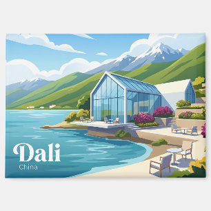 Dali Erhai Lake Glas Haus China Magnet