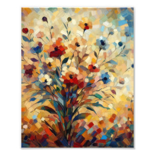 dali florale Postkarte Fotodruck