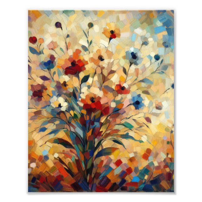 dali florale Postkarte Fotodruck (Vorne)