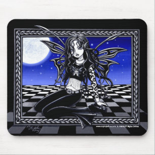 "Dali" surreale Moonlite Fee Mousepad