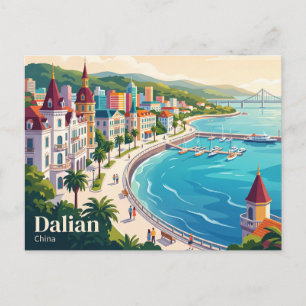 Dalian, China Postkarte