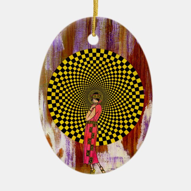 Daliance von Michael Moffa Keramikornament (Vorne)