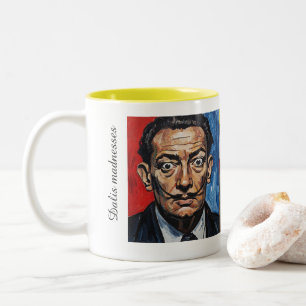 Dalis Wahnsinns-Tasse Zweifarbige Tasse